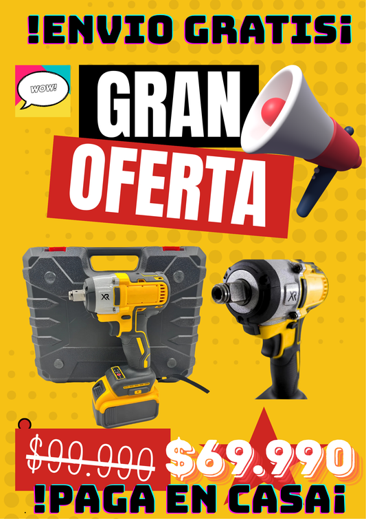Llave de Impacto Inalámbrica 28V – Precisión y Potencia sin Límites