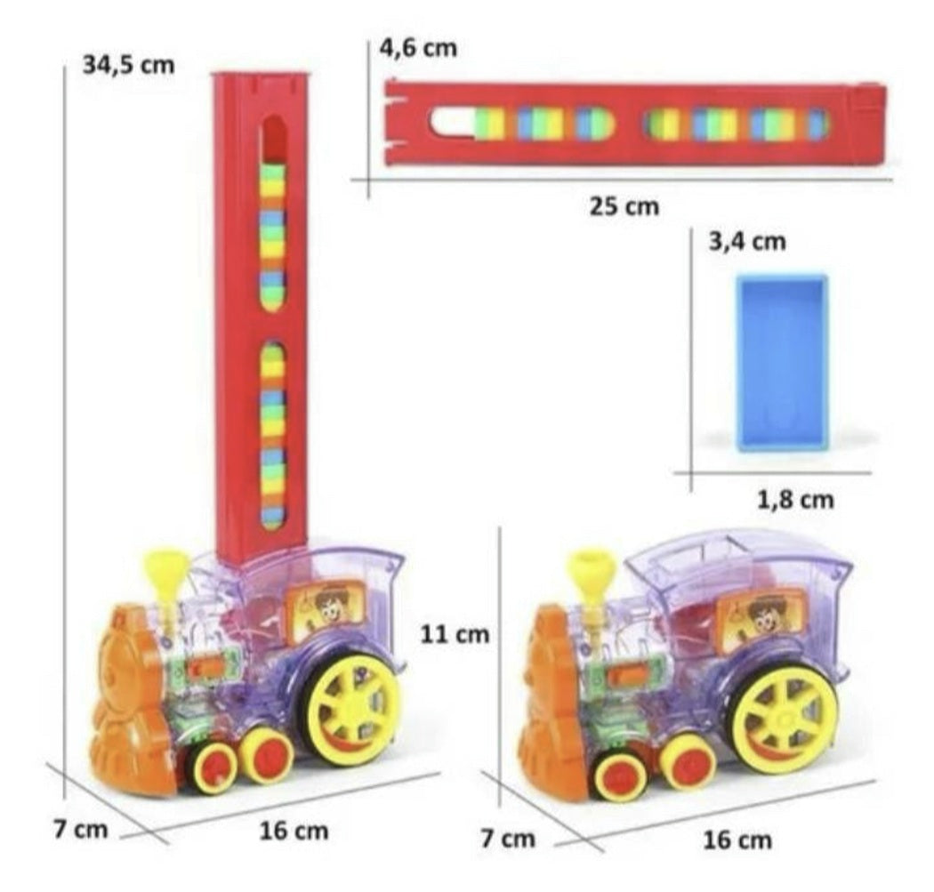 🚂✨ ¡JUGUETE TREN DOMINO! ✨🚂